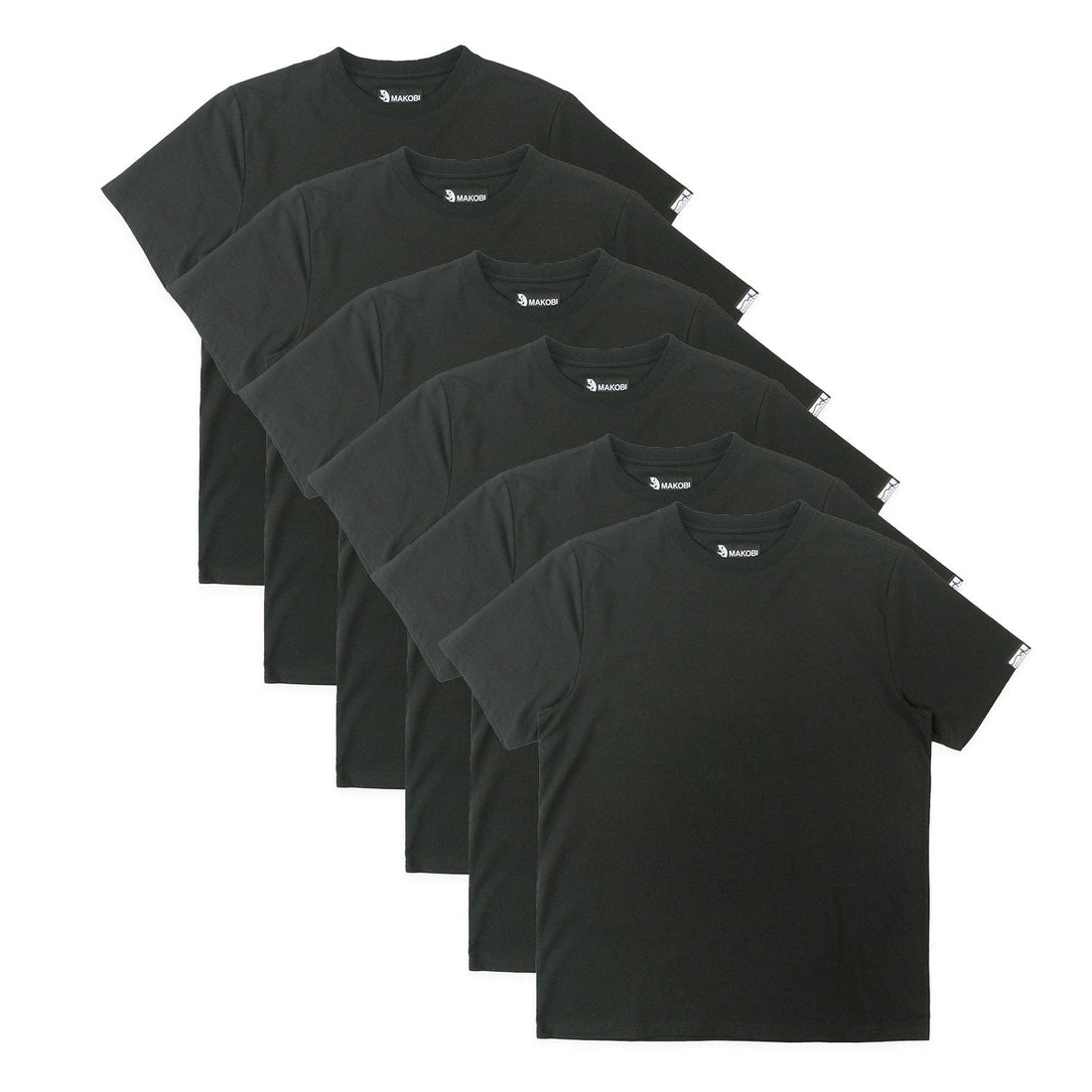 TEES | M303 Makobi Essentials Bundle of 6 - Black — Star Product of the Day at Jeans.com