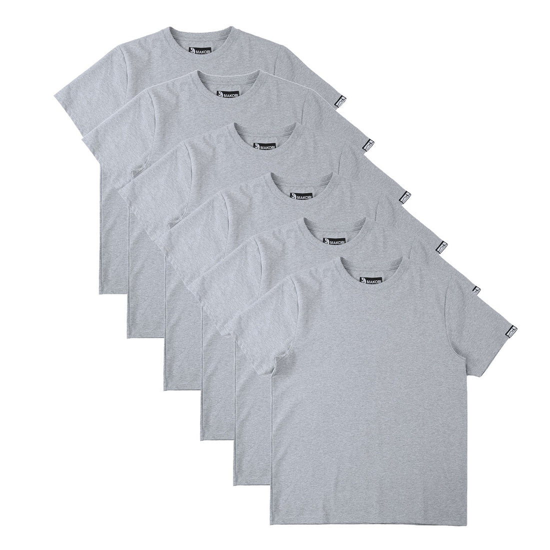 TEES | M303 Makobi Essentials Bundle of 6 - Gray — Star Product of the Day at Jeans.com