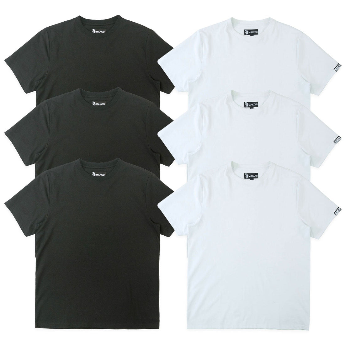 TEES | M303 Makobi Essentials Bundle of 6 - Black & White — Star Product of the Day at Jeans.com