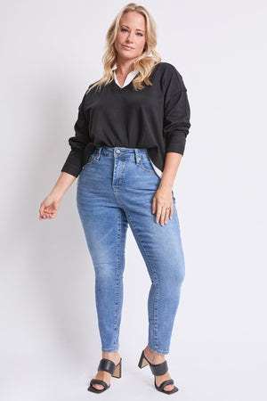 Women's Plus High Rise Basic 5 Pocket Skinny Jeans — Star Product of the Day at Jeans.com