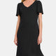 Trendsi Zenana V-Neck Short Sleeve Dress for Effortless El — Star Product of the Day at Jeans.com