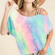 Women's Top - Tie Dye One Shoulder - Trendy Style — Star Product of the Day at Jeans.com