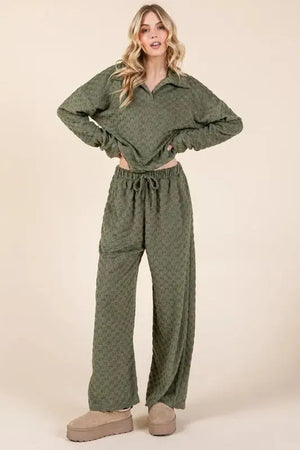 Trendsi Tied Checkered Pants Women's Casual Wide Leg Bottoms USA Shipped — Star Product of the Day at Jeans.com