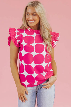 Women's Top - Frilled Flutter Sleeve - Summer Fashion — Star Product of the Day at Jeans.com