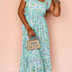 Women's Maxi Dress - Green Floral Lace - Southern Belle Wedding Style — Star Product of the Day at Jeans.com