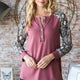 Trendsi Snakeskin Top Women's Casual Half Button T-Shirt Soft & Stylish — Star Product of the Day at Jeans.com
