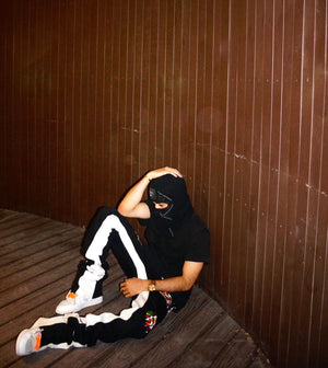Painted Blk/White Stacked Carpenter Denim — Star Product of the Day at Jeans.com