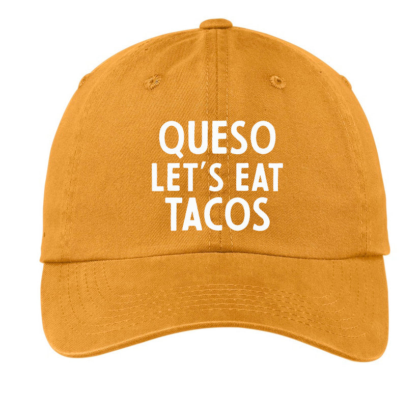 Queso Let's Eat Tacos Baseball Cap — Star Product of the Day at Jeans.com