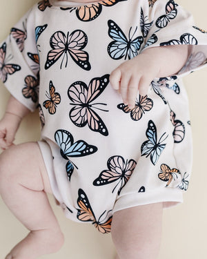 Short Sleeve Bubble Romper | Butterflies — Star Product of the Day at Jeans.com