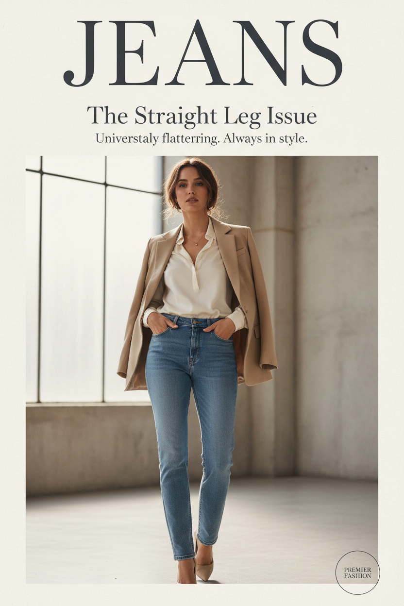 Straight Leg Jeans: The Universally Flattering Denim Cut