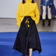 VICTORIA/TOMAS Yellow Pullover sweater