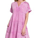 Women's Dress - Lightweight Gauze V-Neck - Casual Summer Raw Edge — Star Product of the Day at Jeans.com