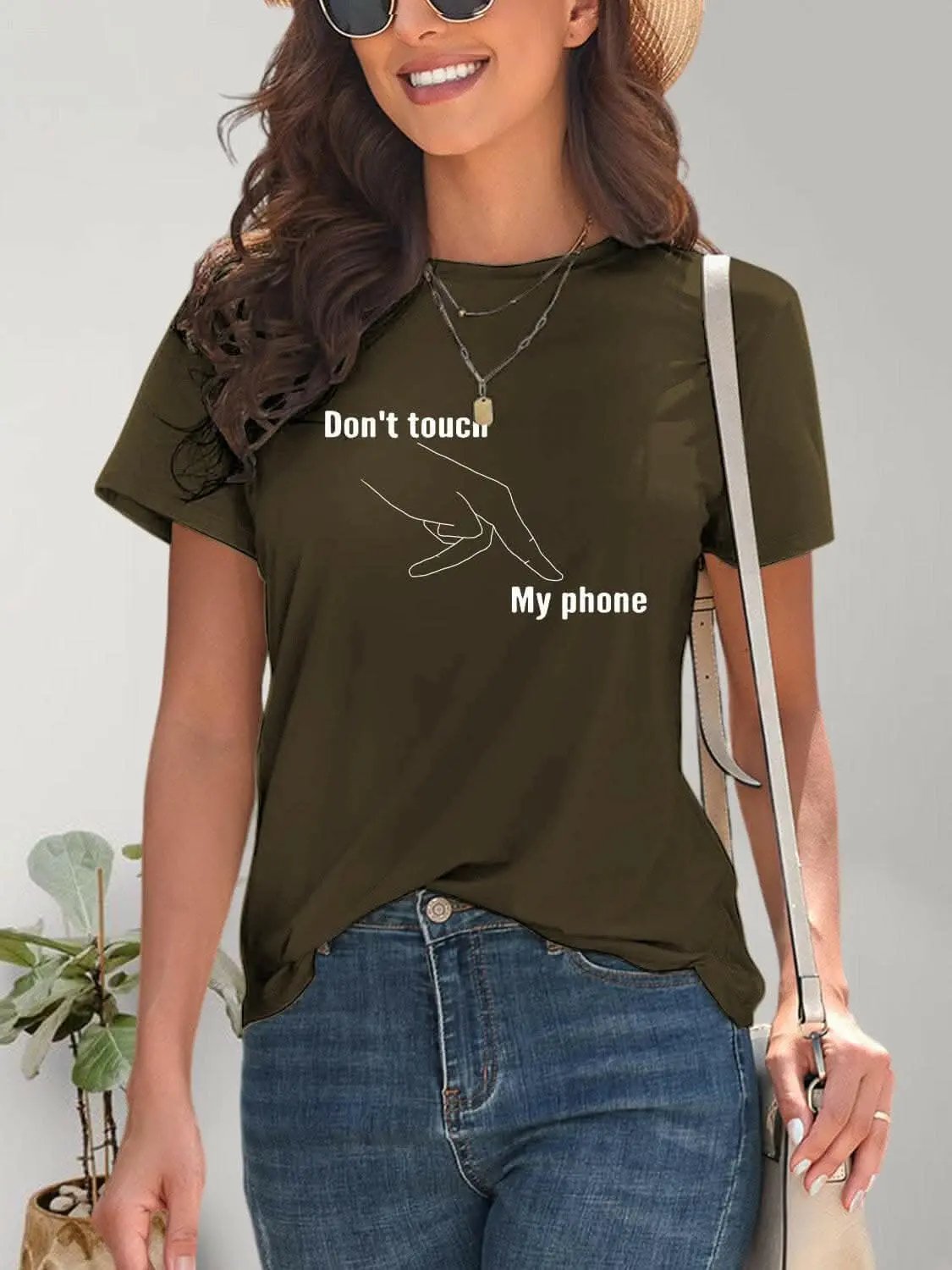 Trendsi just arrived - Graphic Tee - Round Neck, Short Sleeve