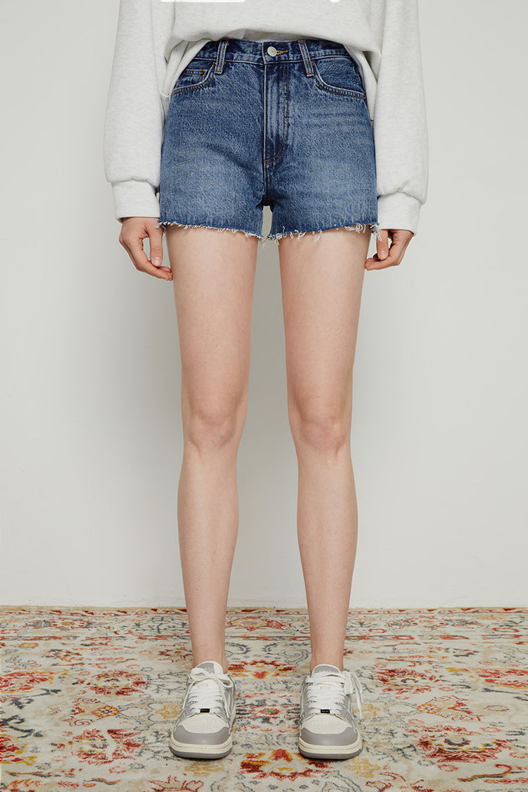 High Rise Denim Shorts HJ167 [FINAL SALE]