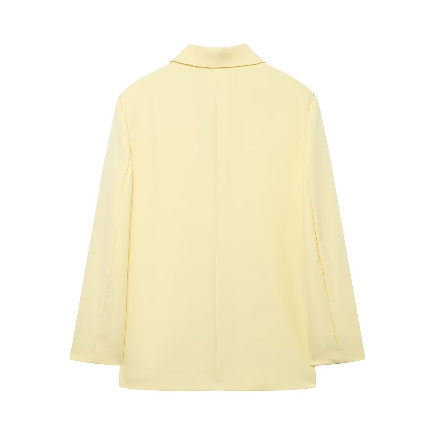 Women's Jacket Pastel Yellow Oversized Blazer BYMANYC ® New York WALL STREET LEMON SINGLE-BREASTED - New Collection