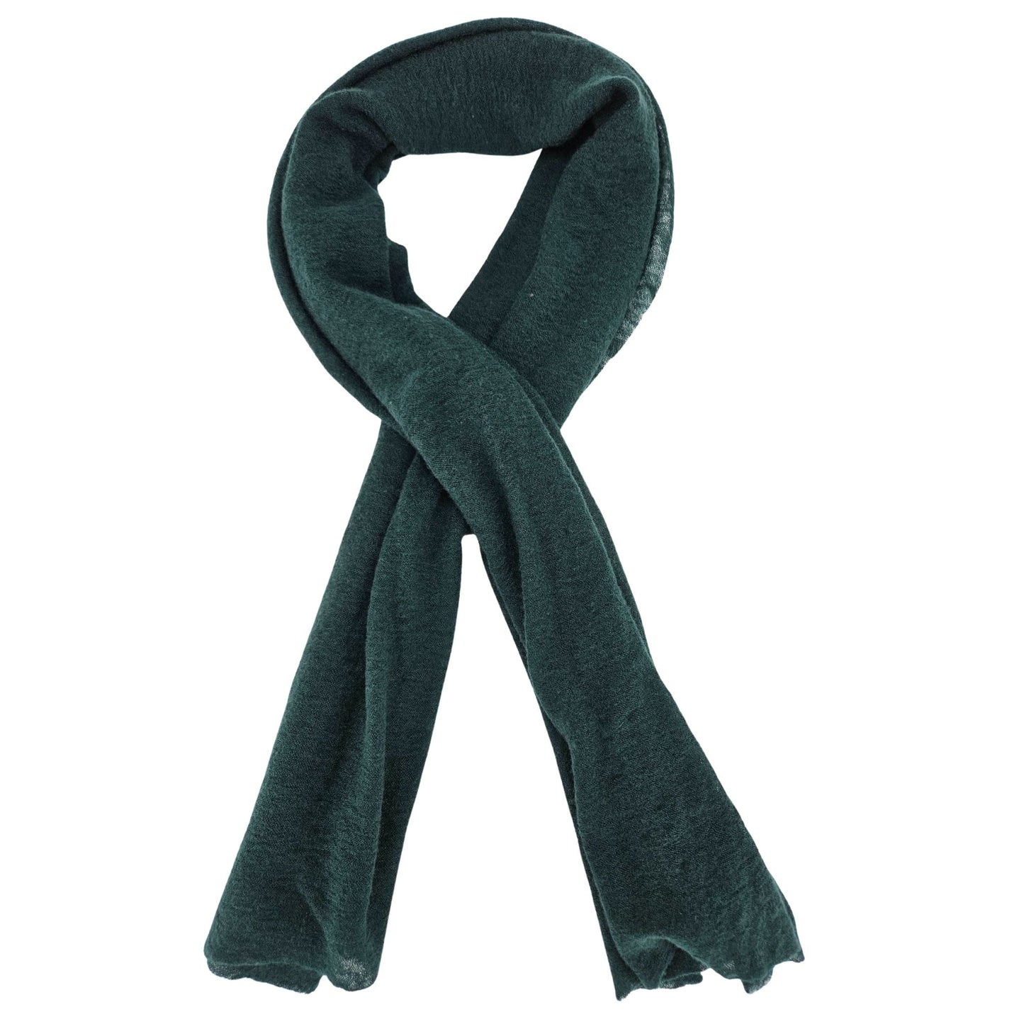 Dk Green Large Cashmere Plain Stole