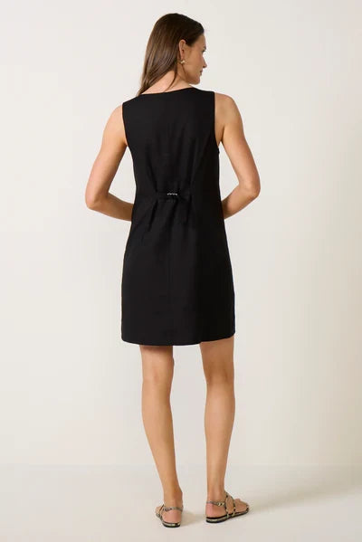 Sanctuary Posh Button Linen Dress