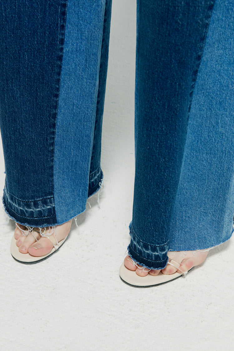 Shadow Split Wideleg Jeans HJ056