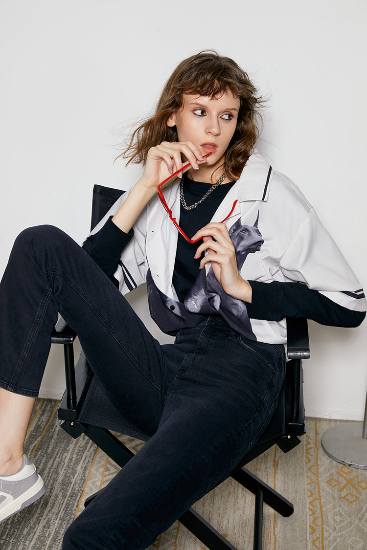 Activity Grrrl High Rise Kick Crop Jeans HJ017