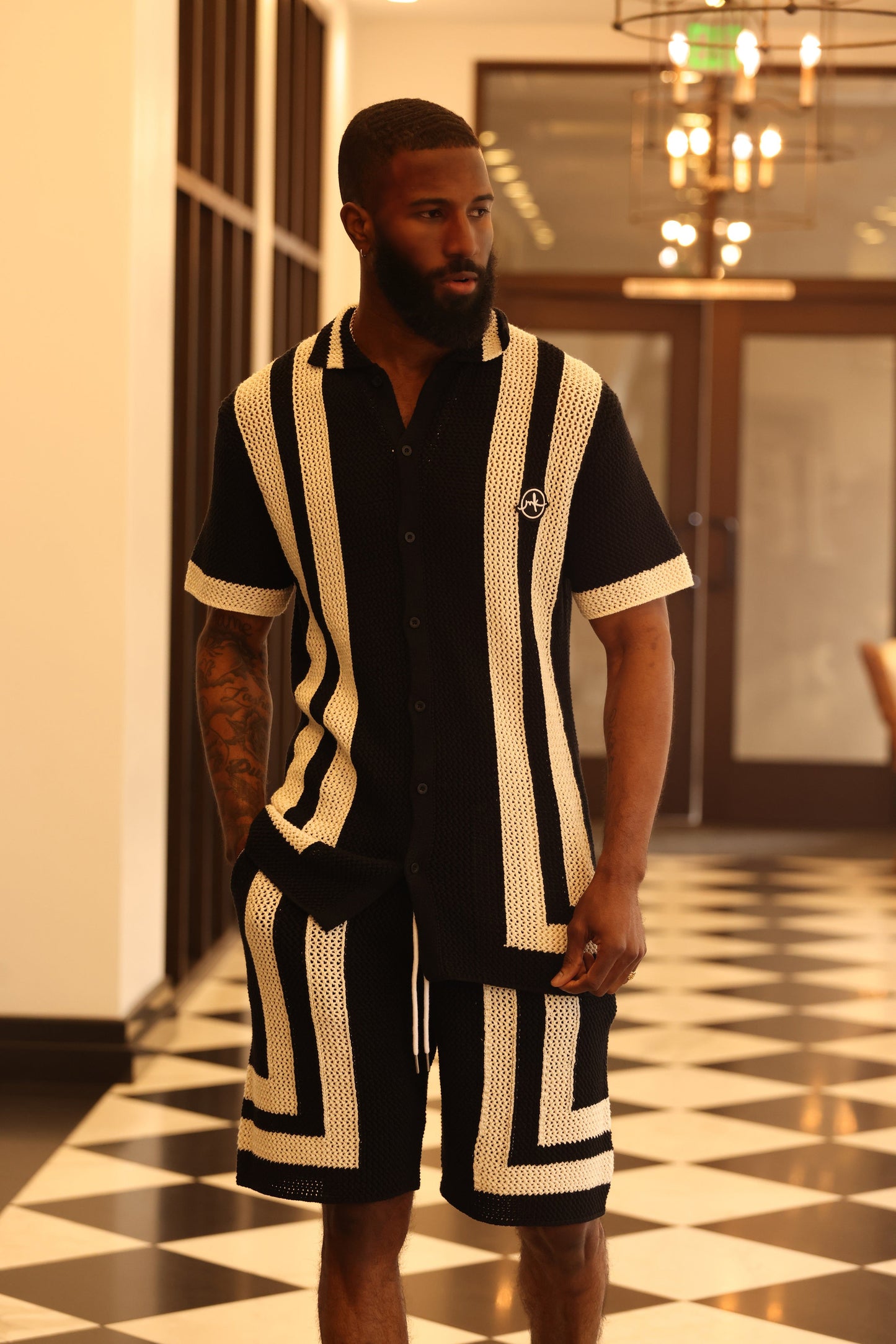 M402 Prato Crochet Set - Black