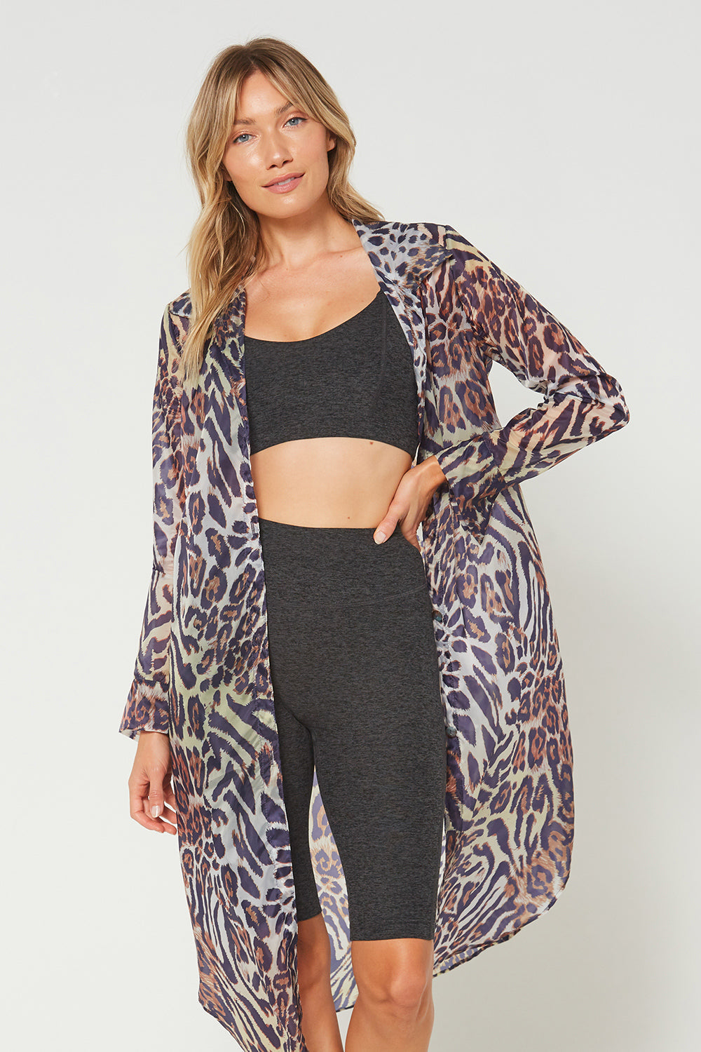 Wild Side Maxi Cover Up Shirt Made in USA