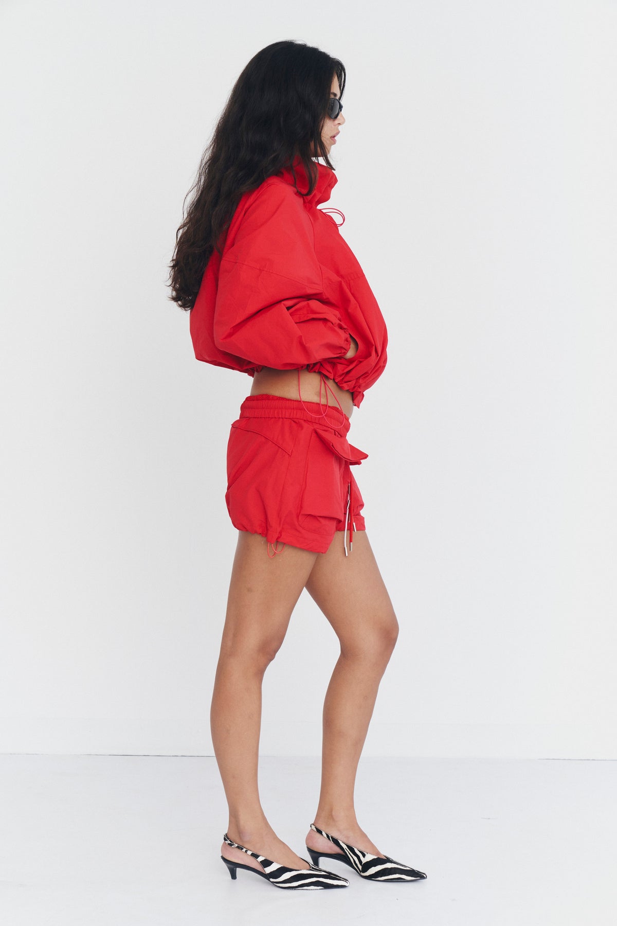 ALMA  JACKET IN RED