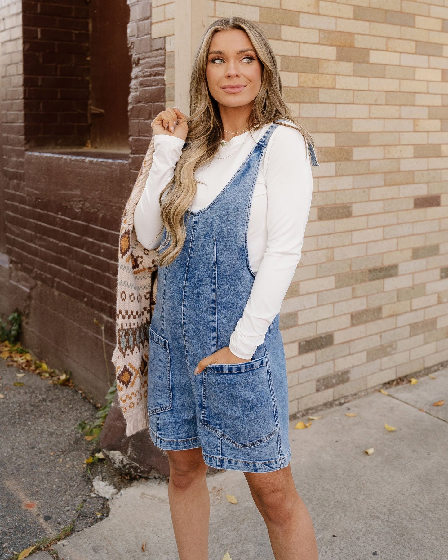 Jett Pocket Denim Romper