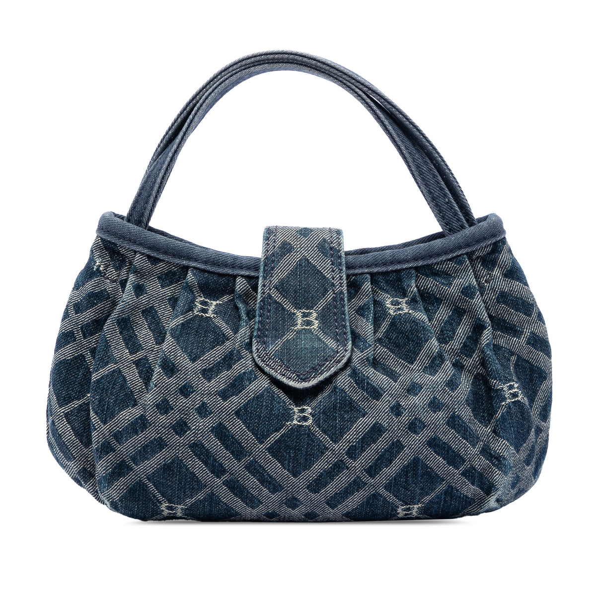 Burberry Handbag Nova Check Denim