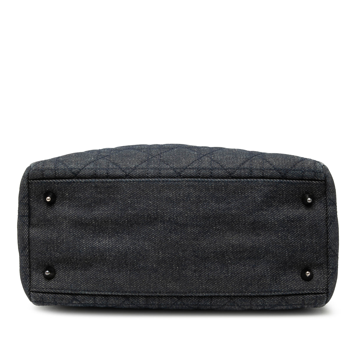 Lady Dior Denim Cannage Bag (Pre-Owned)