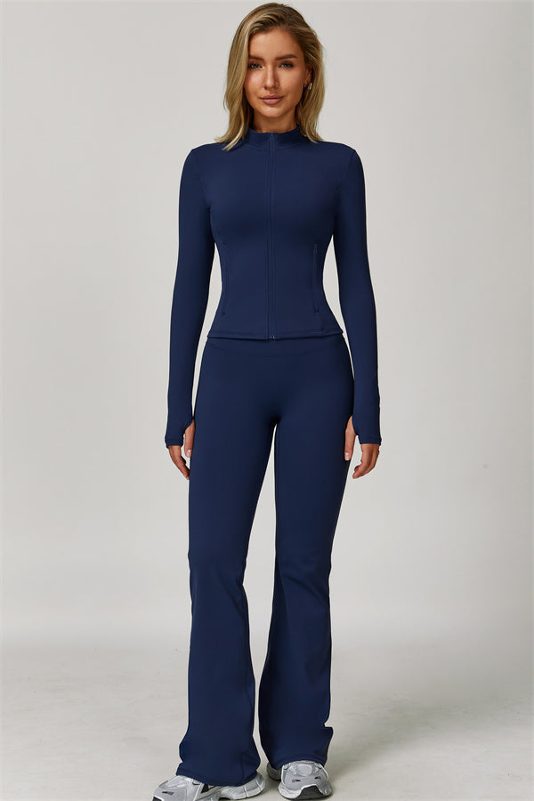 The Refresh Jacket Flared Leggings 2-Piece Set