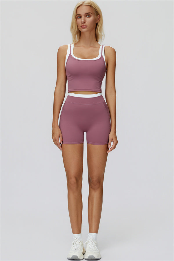 The Canyon Crop Tank Shorts 2-Piece Set