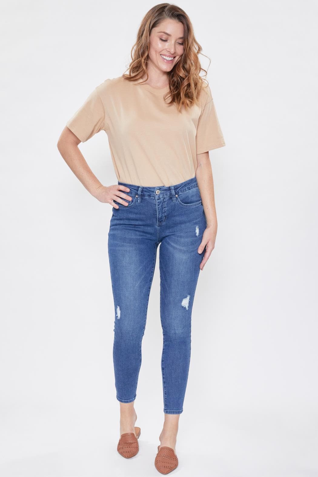 Women's Curvy Fit High Rise Skinny Sustainable Jean