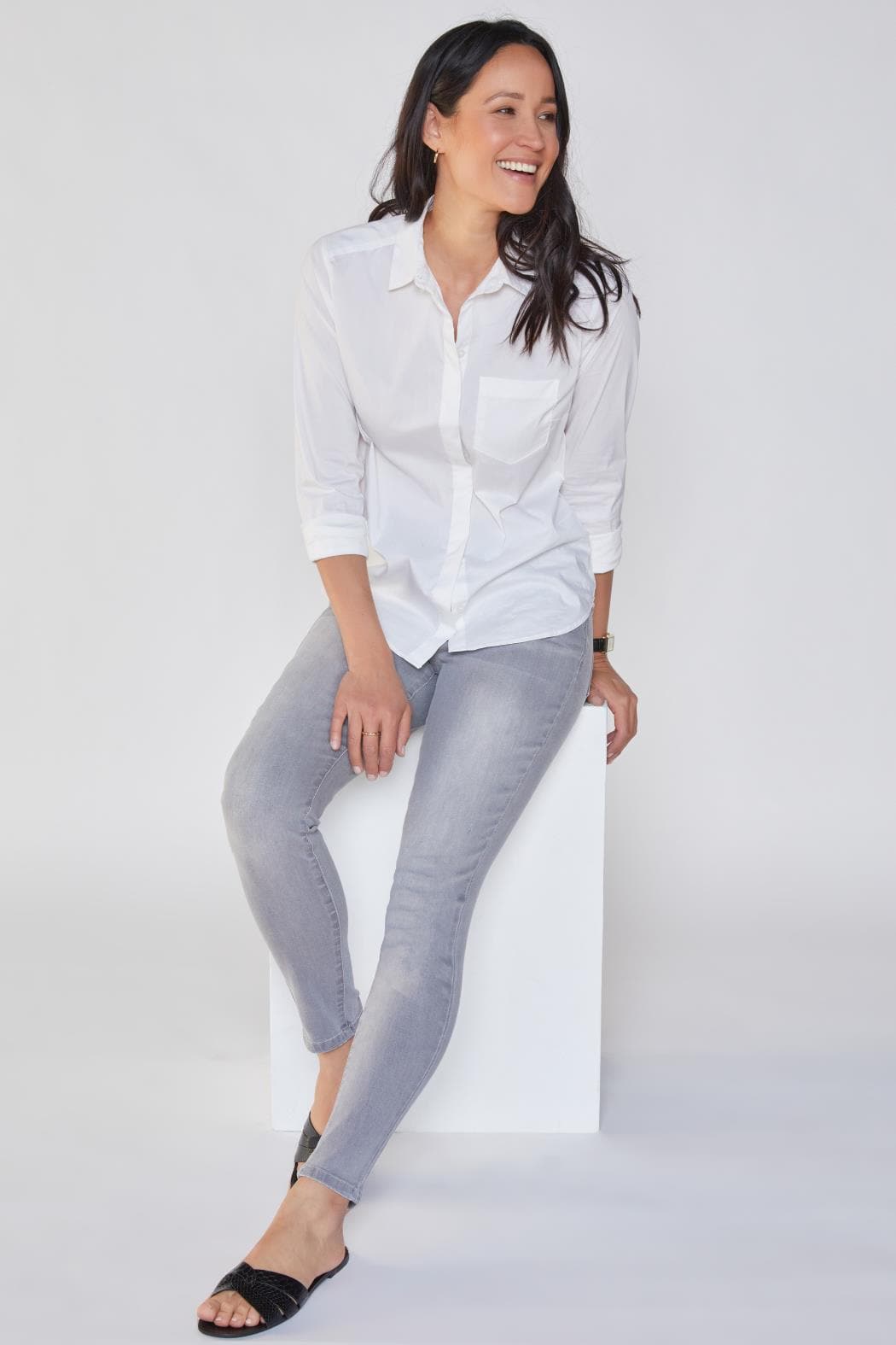 Women's Curvy Fit High Rise Skinny Sustainable Jeans