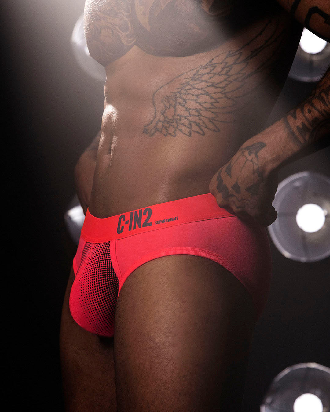 Super Bright Low Rise Brief Neon Red