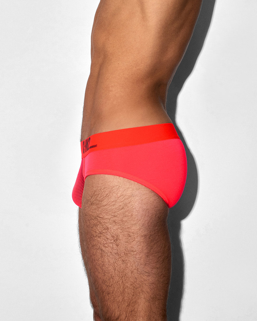 Super Bright Low Rise Brief Neon Red