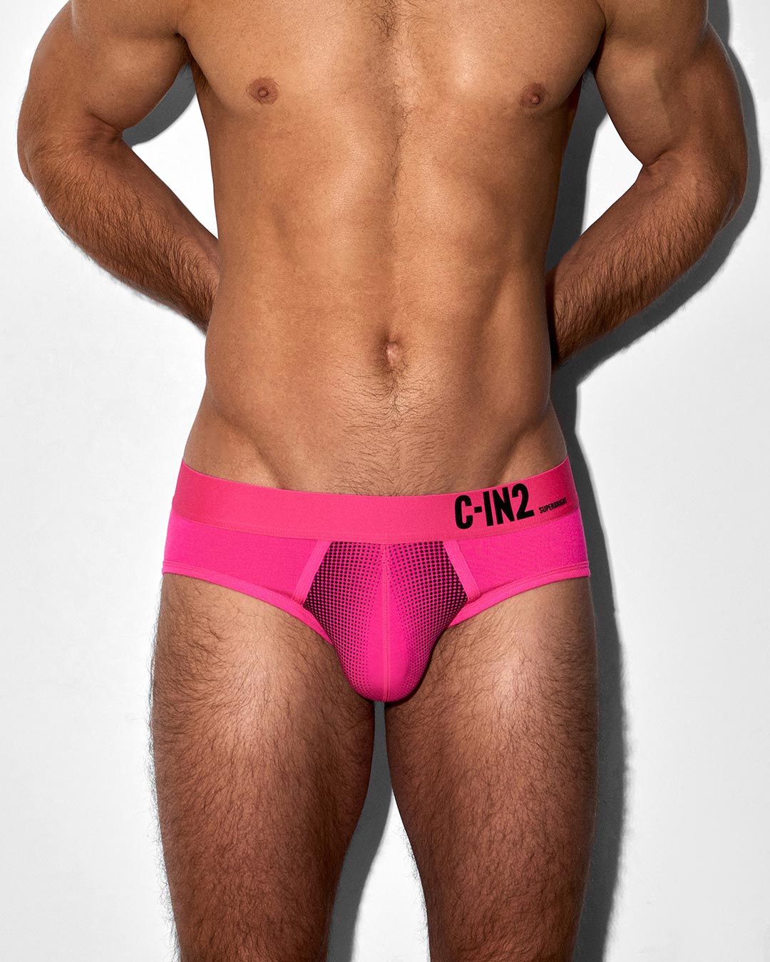Super Bright Low Rise Brief Neon Pink