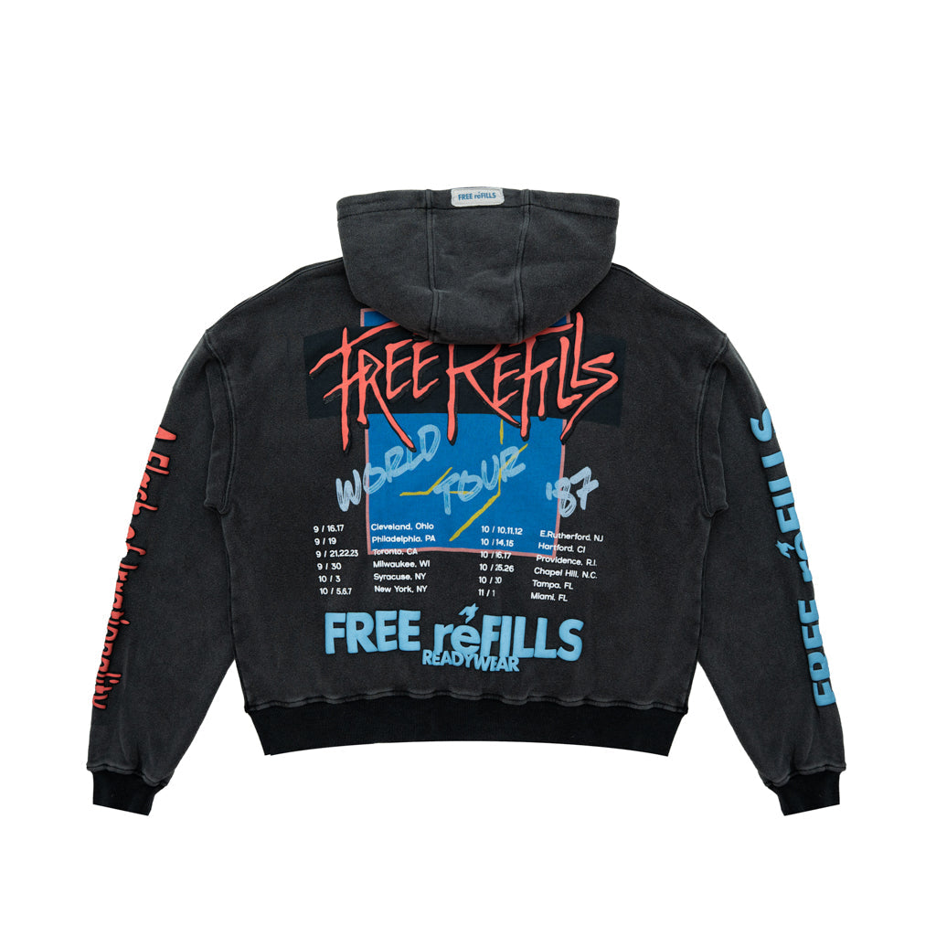 Floyd Zip-Up Hoodie - Vintage Grey