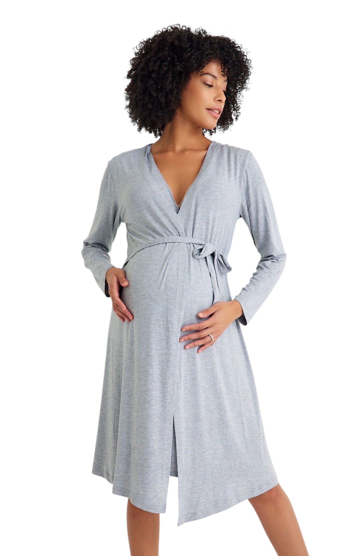 Sleep Well Maternity/Nursing Nightgown & Robe Set