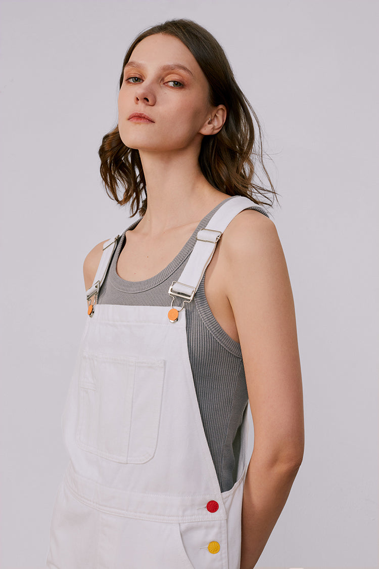 Rainbow Overall Shorts HJ109