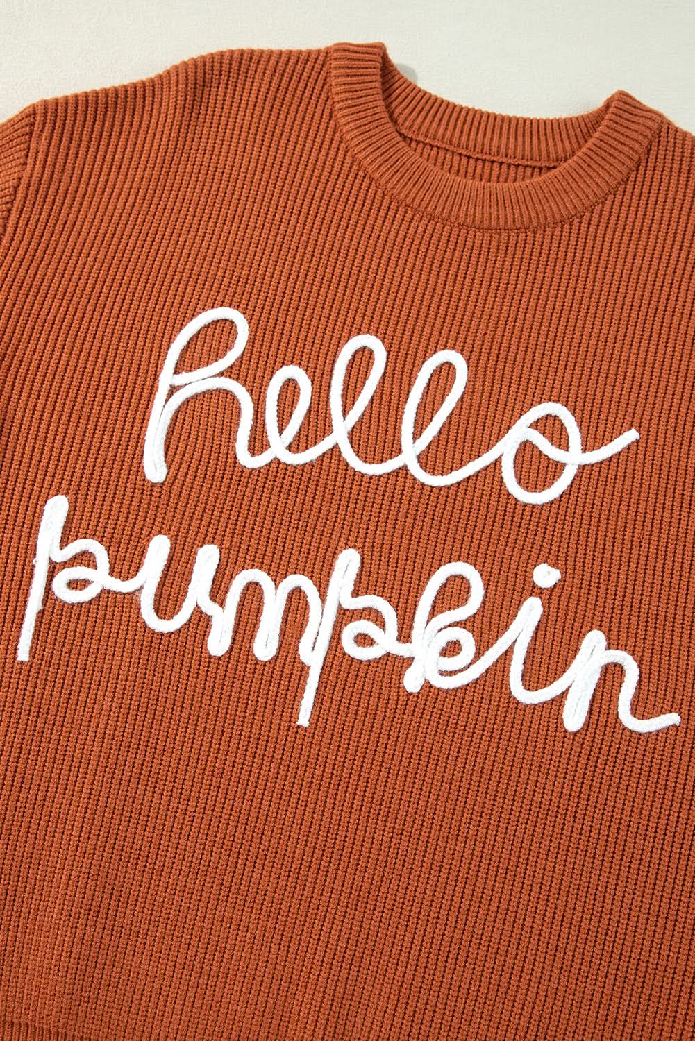 Love Salve Pumpkin Sweater Women's Fall Graphic Daily Wear Top - Soft, Casual