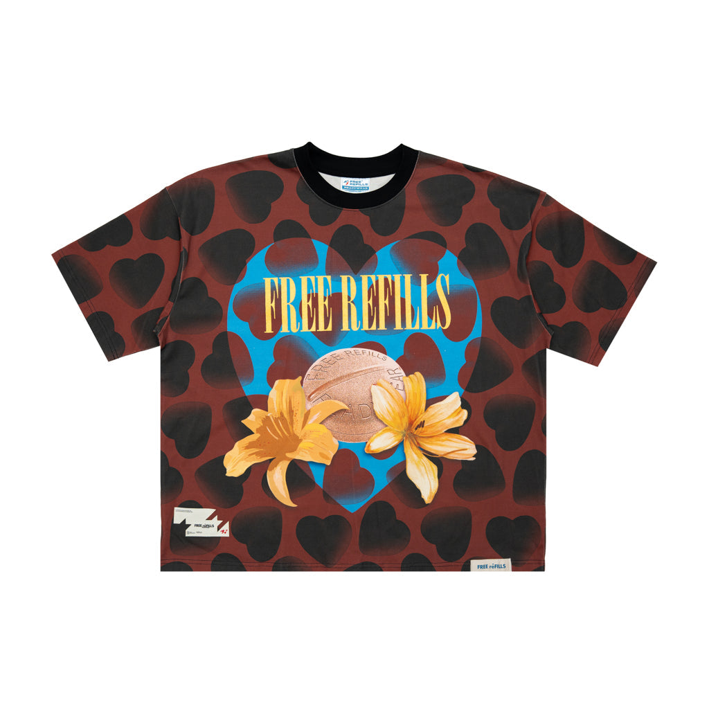 Hearts Tee - Black