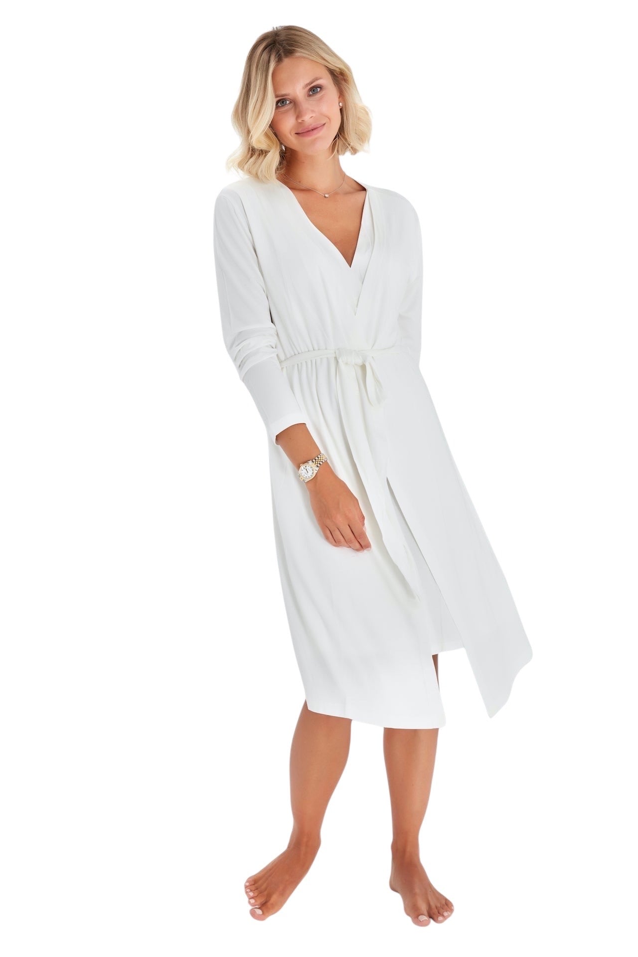 Sleep Well Maternity/Nursing Nightgown & Robe Set
