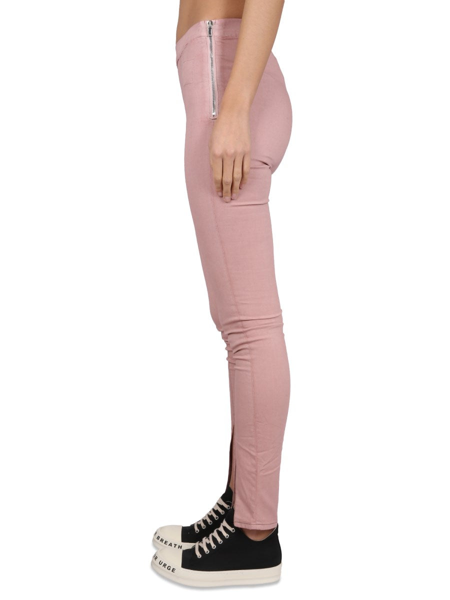 Denim Leggings in Pink