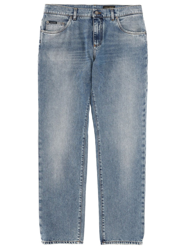 Straight Jeans in Light Blue