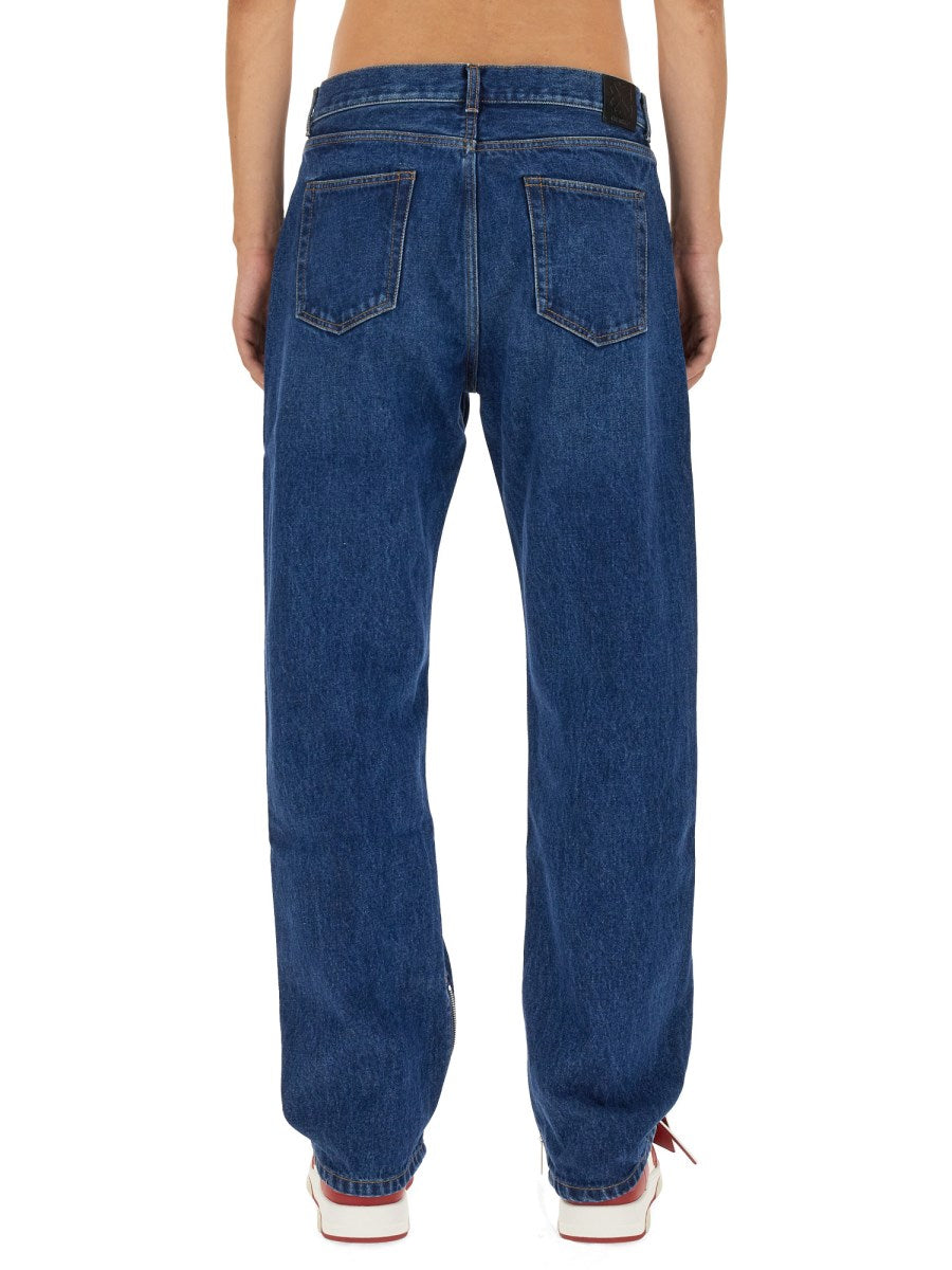 Skate Jeans in Mid Blue