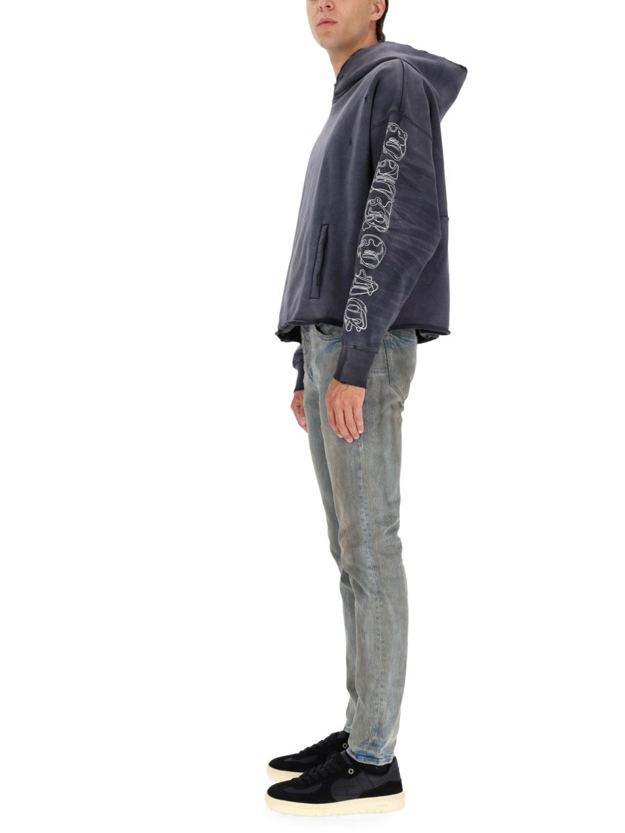 Purple Brand Pants Monterrico Mud in Denim, view 4