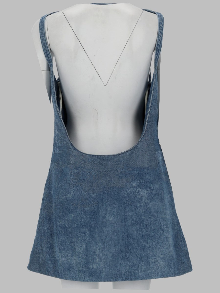 Diesel Short Dress DE-SELUNE Denim, view 2