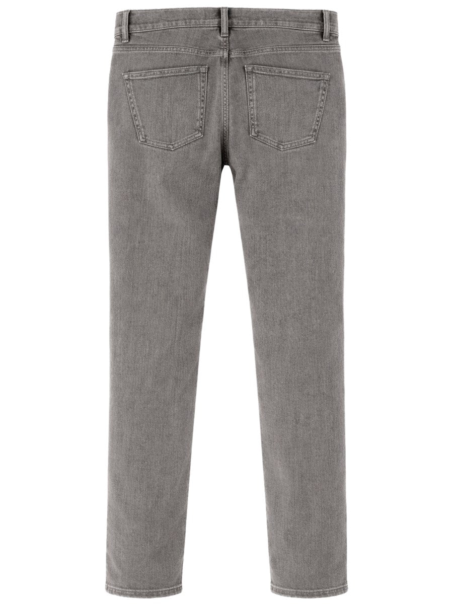 Lardini Jeans Cotton Denim Grey, view 2
