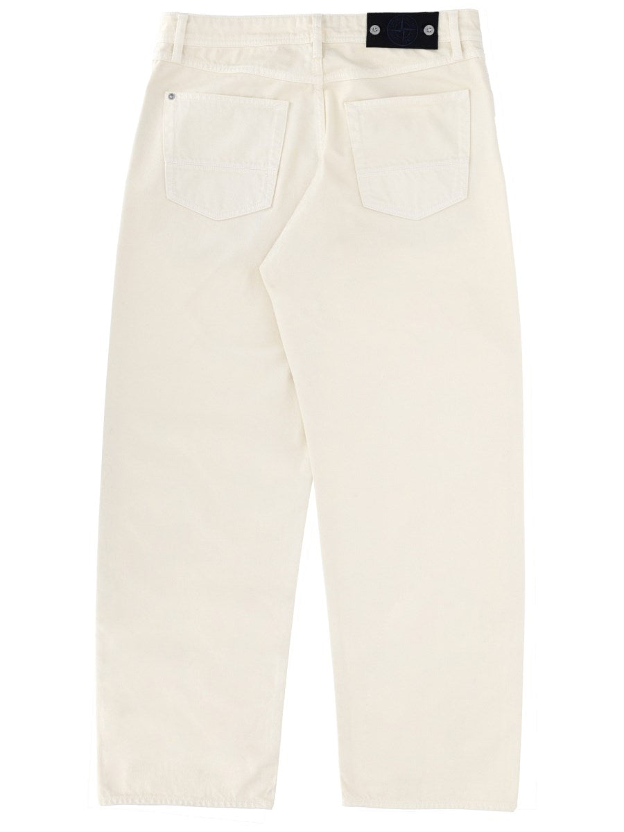 Straight Jeans in Ivory