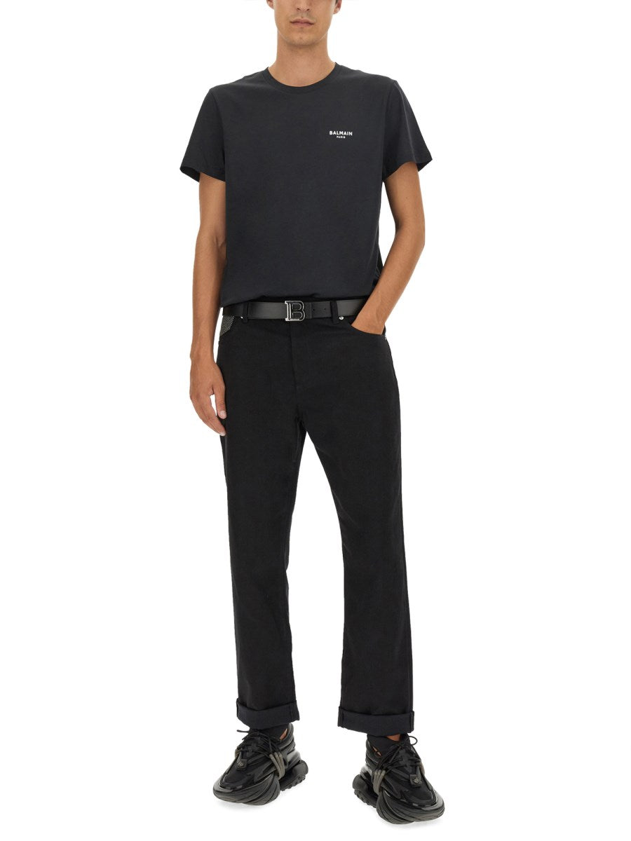 Black Jeans with Turn-Ups